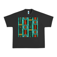Pigment Black native american aztec seamless pattern 5 Urban Heavy Tee - BundleAndBundleShop