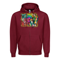 Burgundy life is better in flip flops Zipper Hoodie - JahusDesignShop