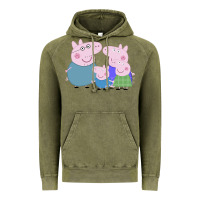 Vintage Olive peppa pig family Vintage Hoodie - artisFamous