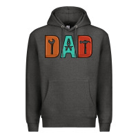 Charcoal Heather dad Premium Hoodie - Artiststas