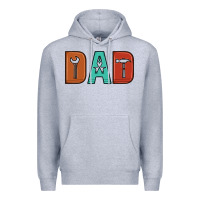 Heather Grey dad Premium Hoodie - Artiststas