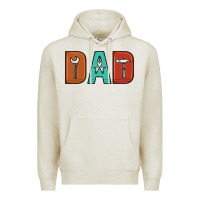 Oatmeal Heather dad Premium Hoodie - Artiststas