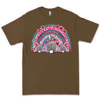 Cacao Easter bunny rainbow Premium Tee - OliviaCreatesArt