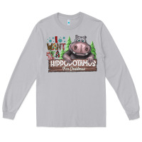 Moon Dust IWant Hippopota maps For Christmas Long Sleeve Tee - CowhideDigitalArt