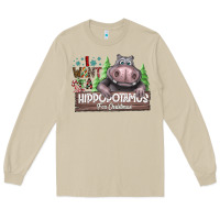 Mushroom IWant Hippopota maps For Christmas Long Sleeve Tee - CowhideDigitalArt