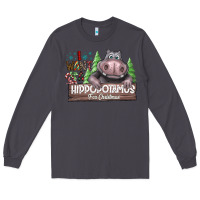 Smoke IWant Hippopota maps For Christmas Long Sleeve Tee - CowhideDigitalArt