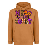 Meerkat my heart is on that court basketball Heavyweight Hoodie - Jasminsmagicworld