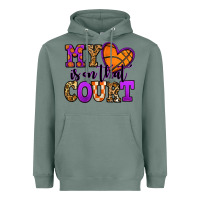 Sage my heart is on that court basketball Heavyweight Hoodie - Jasminsmagicworld