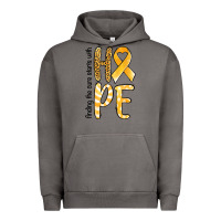 Pigment Tornado finding the cure starts with hope childhood cancer awareness Urban Hoodie - Jasminsmagicworld