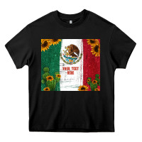 Black preview cactus sunflower mexican flag Heavy Core Tee - Jasminsmagicworld