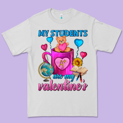 My Students Are My Valentines Day Coffee Mug Premium Tee Designed By Fadigitalartstudio