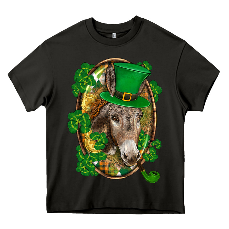St. Patrick's Day Donkey Heavy Core Tee by CowGirlArtShop | Teevron