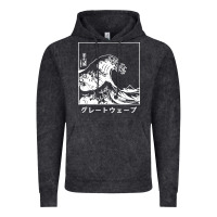 Vintage Black the great wave off kanagawa Vintage Hoodie - artisFamous