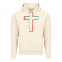 Vintage Artic A Neon Christian Cross Vintage Hoodie - artisFamous