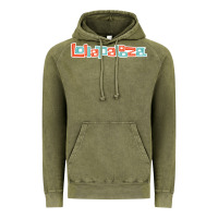 Vintage Olive Lollapalooza Festival Vintage Hoodie - artisFamous