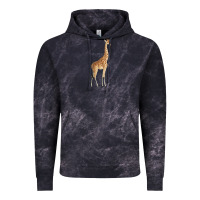 Cloud Black Giraffe Vintage Hoodie - artisFamous