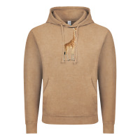 Vintage Coffee Giraffe Vintage Hoodie - artisFamous