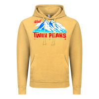 Vintage Mustard visit twin peaks Vintage Hoodie - artisFamous