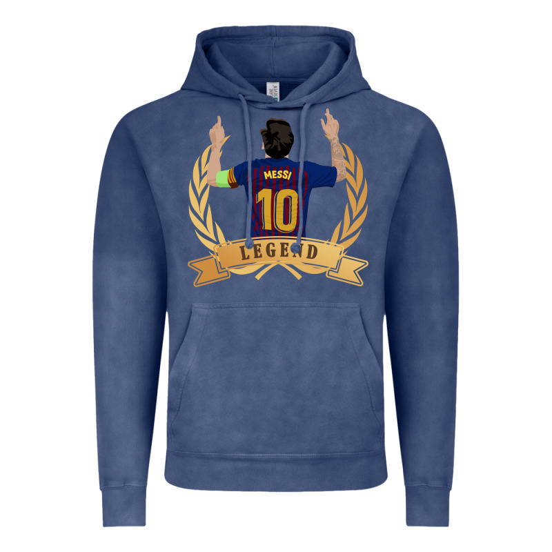 Messi The Legend Vintage Hoodie by artisFamous | Teevron