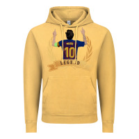 Vintage Mustard Messi The Legend Vintage Hoodie - artisFamous