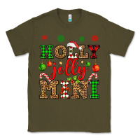 Army Green holly jolly mini Classic Tee - OliviaCreatesArt