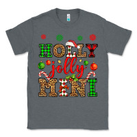 Charcoal Heather holly jolly mini Classic Tee - OliviaCreatesArt