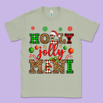 Holly Jolly Mini Classic Tee Designed By Oliviacreatesart