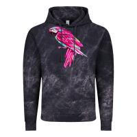 Cloud Black pink parrot T-shirts Vintage Hoodie - artisFamous
