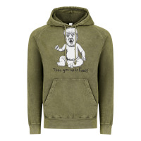 Vintage Olive baby trump Vintage Hoodie - artisFamous