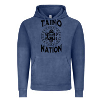 Vintage Denim white taino nation coqui sun boricua taino Vintage Hoodie - artisFamous
