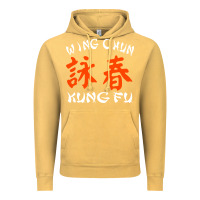 Vintage Mustard wing chun kung fu conception inspirante Vintage Hoodie - artisFamous
