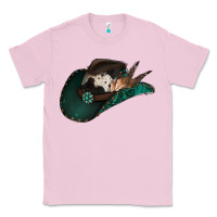 Bubblegum Pink cowhide flowers cowboy hat Classic Tee - Jasminsmagicworld
