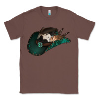 Chestnut cowhide flowers cowboy hat Classic Tee - Jasminsmagicworld