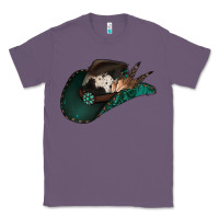 Lavender cowhide flowers cowboy hat Classic Tee - Jasminsmagicworld