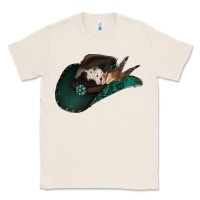 Natural cowhide flowers cowboy hat Classic Tee - Jasminsmagicworld