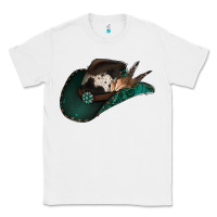 White cowhide flowers cowboy hat Classic Tee - Jasminsmagicworld
