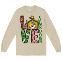 Mushroom Love Come Down Long Sleeve Tee - CowhideDigitalArt