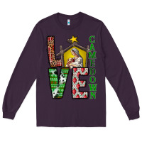 Plum Love Come Down Long Sleeve Tee - CowhideDigitalArt