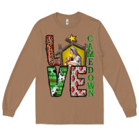 Toasted Coconut Love Come Down Long Sleeve Tee - CowhideDigitalArt