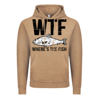 Vintage Coffee wtf where's the fish Vintage Hoodie - artisFamous
