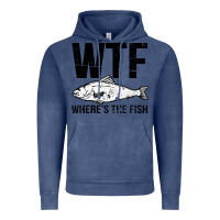 Vintage Denim wtf where's the fish Vintage Hoodie - artisFamous