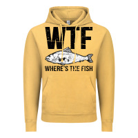 Vintage Mustard wtf where's the fish Vintage Hoodie - artisFamous