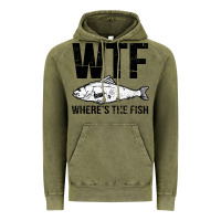 Vintage Olive wtf where's the fish Vintage Hoodie - artisFamous