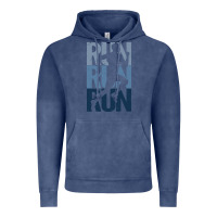 Vintage Denim Run Running | for Runners Vintage Hoodie - artisFamous