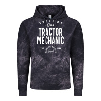 Cloud Black Tractor Mechanic Gift Funny Job Title Profession Birthday Idea Vintage Hoodie - artisFamous