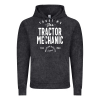 Vintage Black Tractor Mechanic Gift Funny Job Title Profession Birthday Idea Vintage Hoodie - artisFamous
