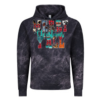 Cloud Black merry christmas y'all Vintage Hoodie - CowhideDigitalArt