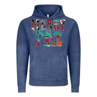 Vintage Denim merry christmas y'all Vintage Hoodie - CowhideDigitalArt