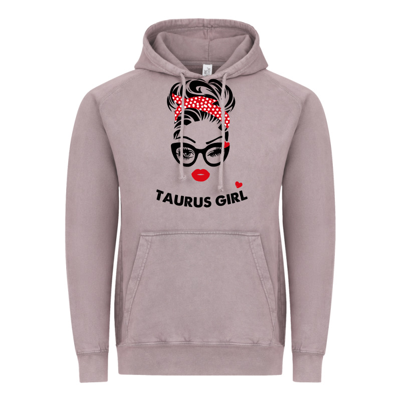 Taurus Girl Vintage Hoodie by artisFamous | Teevron