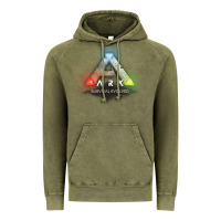 Vintage Olive ARK SURVIVAL EVOLVED GAME PLAY Vintage Hoodie - artisFamous